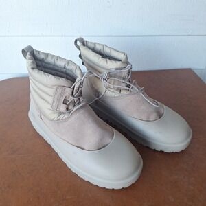 UGG Classic Mini Lace-up Weather Dune Suede Sheepskin Boot Size US 13 Men EUC